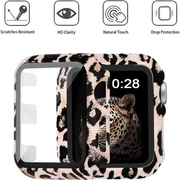 NEW Luxury Leopard Apple Watch Band +Case main image 4
